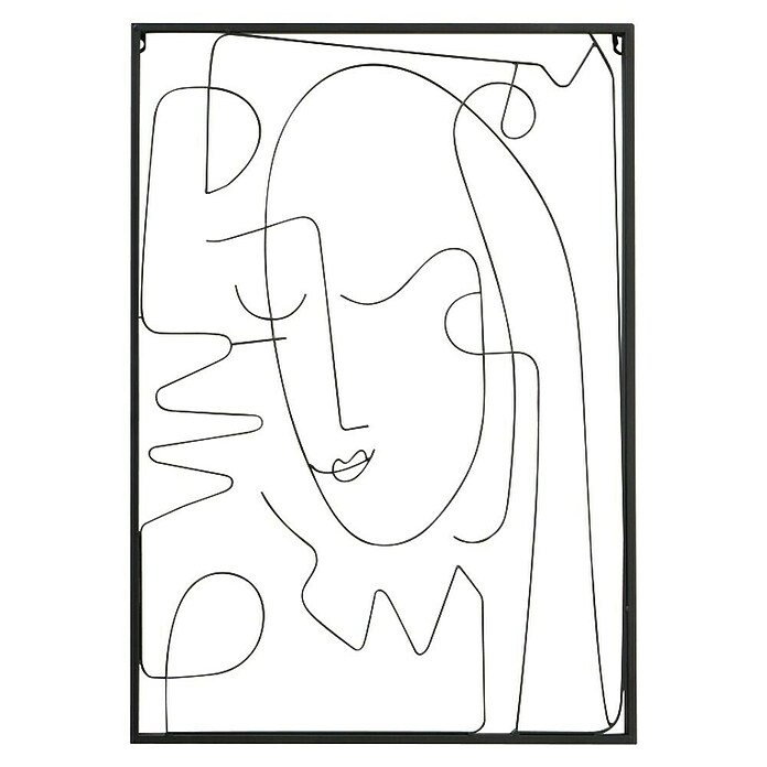 Stenska dekoracija  (Črna, 49 x 69 cm) | 6772 - Stahlschilder/Wandobjekte | HFDB - Wanddekoration | HFD - Galerie | HF - Galerie | H - Innendeko/Farben | BAUHAUS