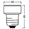 Ledvance LED-Lampe Flat (E27, Dimmbar, Warmweiß, 300 lm, 3,5 W, 1 Stk.) | BAUHAUS