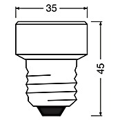 Ledvance LED-Lampe Flat (E27, Nicht Dimmbar, Warmweiß, 300 lm, 3,5 W, 3 Stk.) | BAUHAUS