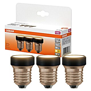 Ledvance LED-Lampe Flat (E27, Nicht Dimmbar, Warmweiß, 300 lm, 3,5 W, 3 Stk.)
