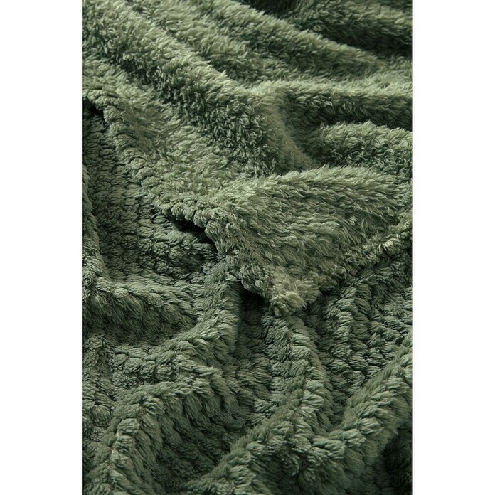 Manta Stelvio (Kaki, 220 x 160 cm, 100% poliéster) | BAUHAUS