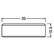 Ledvance LED-Lampe Flat (E27, Nicht Dimmbar, Warmweiß, 300 lm, 3,5 W, 3 Stk.) | BAUHAUS