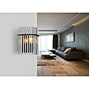 Globo Gorley LED-Wandleuchte (60 W, L x B x H: 12,5 x 25 x 26 cm, Schwarz, Silber, Rauch) | BAUHAUS