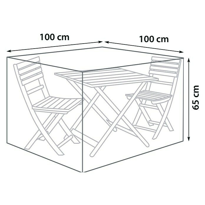 Sunfun Balkon-Set-SchutzhülleØ x H: 100 x 65 cm Unknown