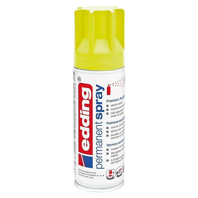 Edding Permanent Spray Neon (200 ml, Neon-Gelb) | BAUHAUS