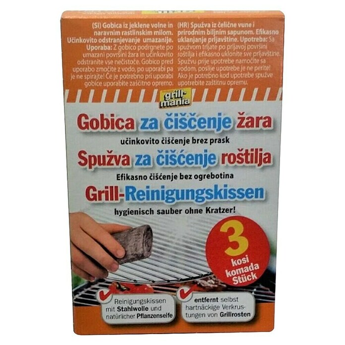 Čistilna goba za čiščenje žara  (3 kos) | 8315 - Grill-Zubehör Marke | ICGB - Grillzubehör | ICG - Grillgeräte / Grillzubehör | IC - Freizeit im Garten | I - Stadtgarten | BAUHAUS