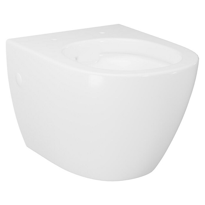 Camargue Hangend Toilet Spoelrandloos  Rome (Zonder toiletzitting, Diepspoeler, Wit)