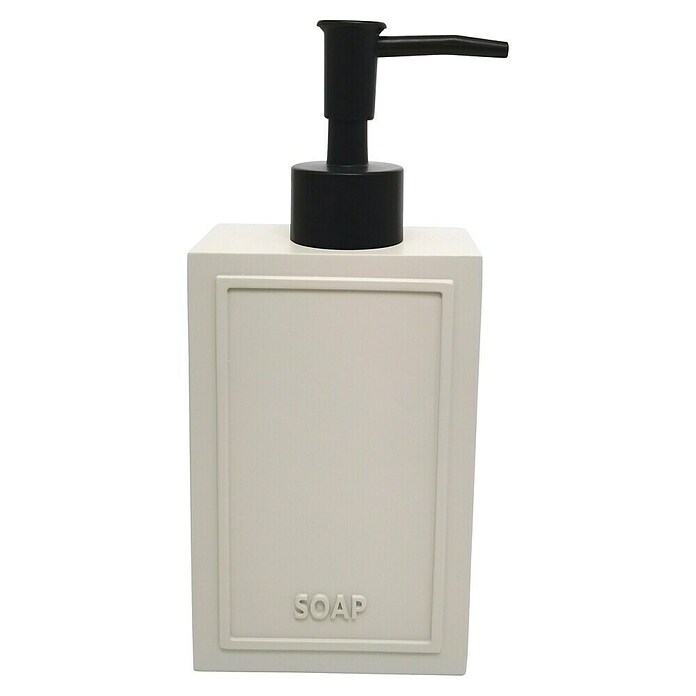 Bath Stage Dispensador de jabón B-Aqua (Poliresina, Beige/Negro) | BAUHAUS