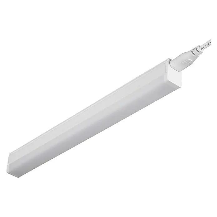 Led Hispania Regleta LED T5 - 5 W, L x An x Al: 2,2 x 3,5 x 30 cm, Blanco - La imagen muestra una luminaria LED con un cable, que proporciona una iluminación brillante y energéticamente eficiente.