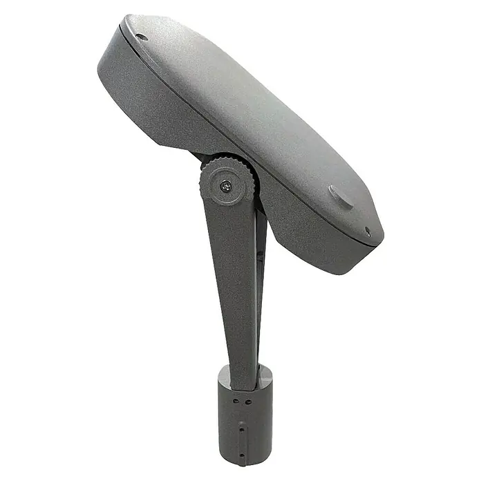 Panaled Farola LED Sunset - 50 W, 44,1 x 30,1 x 30,1 cm, Gris, 4.000 K, 8.350 lm, IP65 - Farola moderna gris con un diseño elegante y un soporte de montaje ajustable para una colocación versátil.