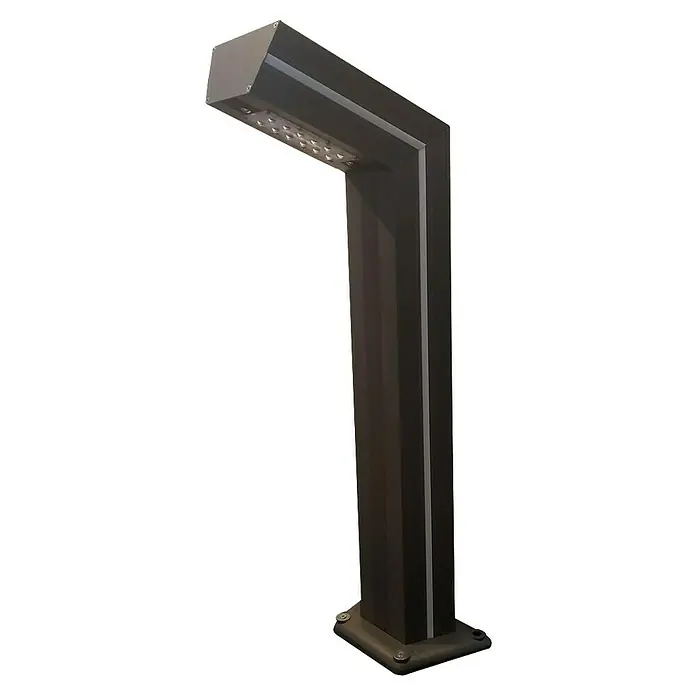 Led Hispania Sobremuro exterior Hook - 3 ud., 10 W, Negro, 8 x 15 x 80 cm - Lámpara de camino LED antracita moderna con un diseño minimalista para uso en exteriores. Iluminación elegante para jardines y paseos.