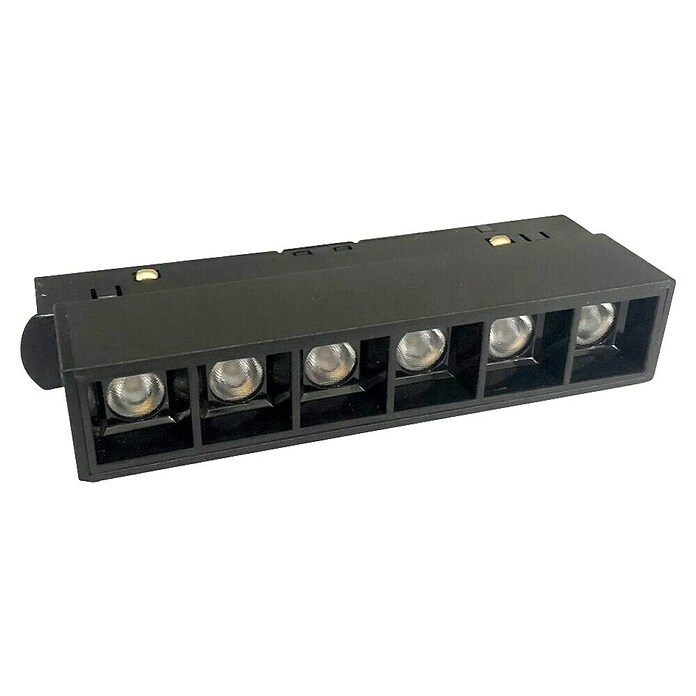 Panaled Foco para riel Albacete magnético (6 W, Negro, 5 ud.) | BAUHAUS
