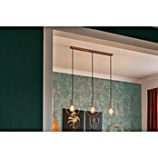 Eglo Pendelleuchte MANIZALES (40 W, L x B x H: 101 x 50 x 110 cm, Messing-gebürstet, E27, Anzahl Leuchtmittel: 3 Stk.) | BAUHAUS