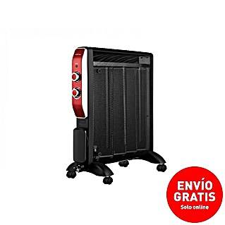 Purline Radiador eléctrico de mica (2.000 W, Negro/Rojo)