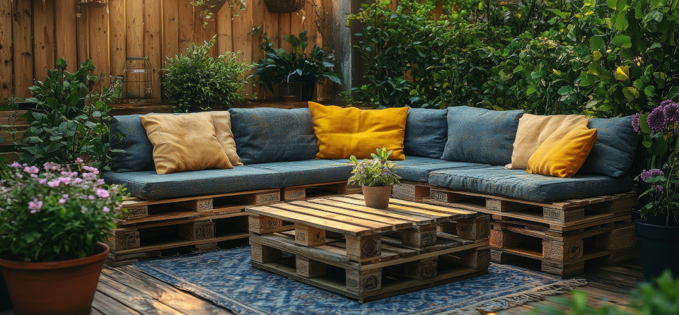 Gartenlounge selbst bauen DIYAnleitung BAUHAUS