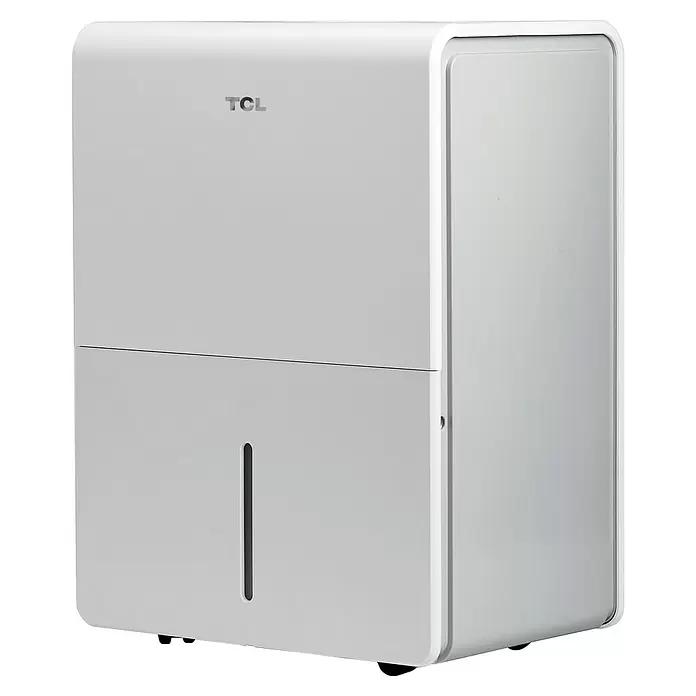 TCL Elektro-Luftentfeuchter - 500 W, Entfeuchtungsleistung: 35 l/Tag, L x B x H: 500 x 365 x 263 mm - Weißer TCL Luftentfeuchter mit modernem Design und sichtbarer Wasserstandsanzeige.