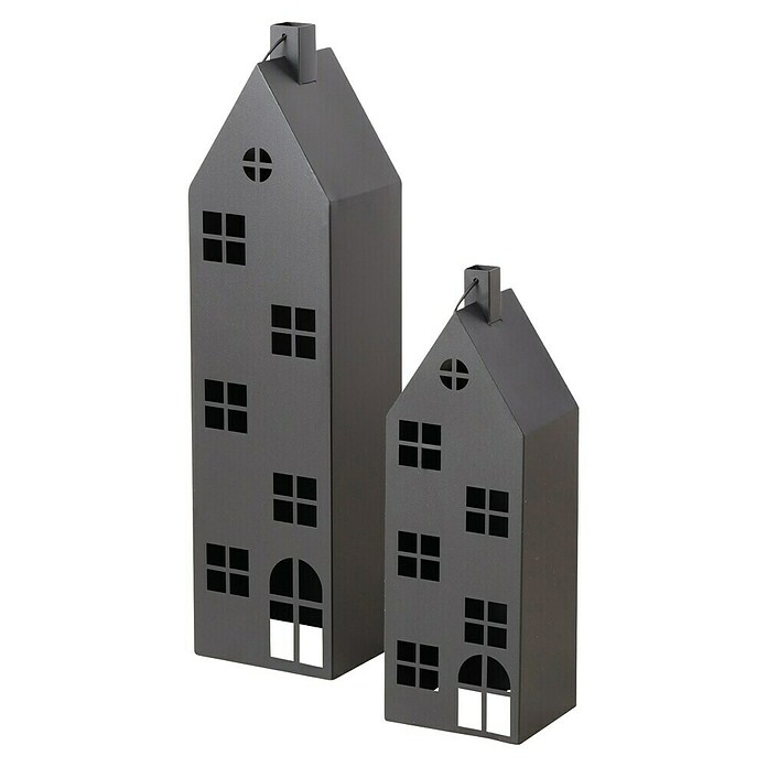 Boltze Laterne Alba (L x B x H: 20 x 24 x 96 cm, Schwarz) | BAUHAUS