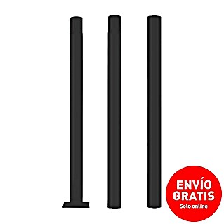 Led Hispania Poste extensible universal (6 cm x 3 m, Negro)