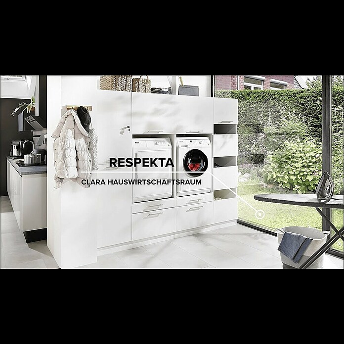 Respekta Wäscheschrank Clara (B x L: 50 x 67,6 cm, Weiß) | BAUHAUS