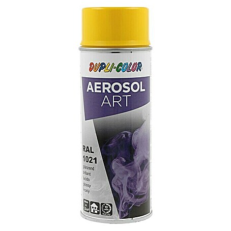 Dupli-Color Aerosol Art Sprühlack RAL 1021 (Rapsgelb, 400 ml, Glänzend)