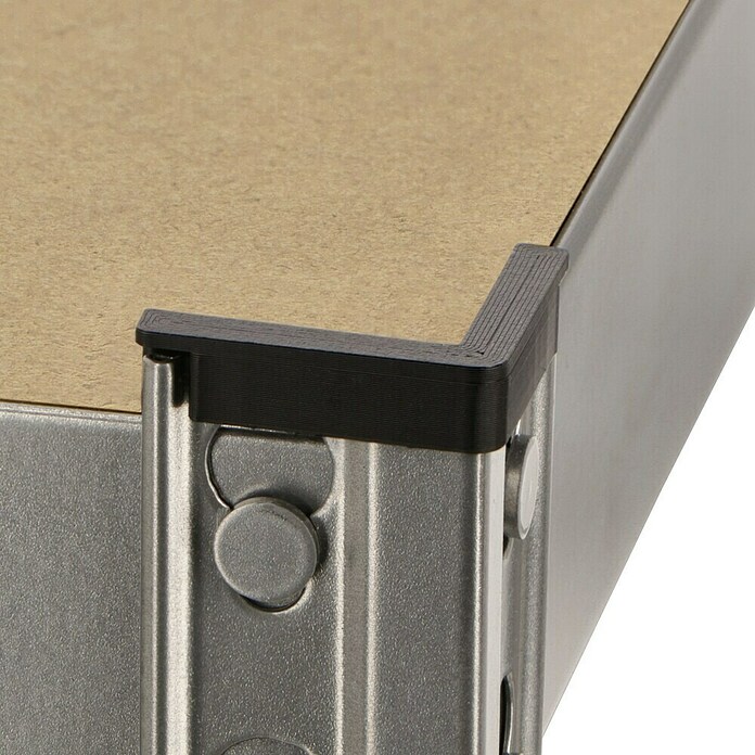 Regalux Kovinski regal  (V x Š x G: 76 x 76 x 38 cm, Nosilnost na polico: 140 kg, Število polic: 2 kos, Priklop, Siva) | 1230 - Metallregale | AAFA - Regale | AAF - Regalsysteme | AA - Eisenwaren | A - Eisenwaren | BAUHAUS