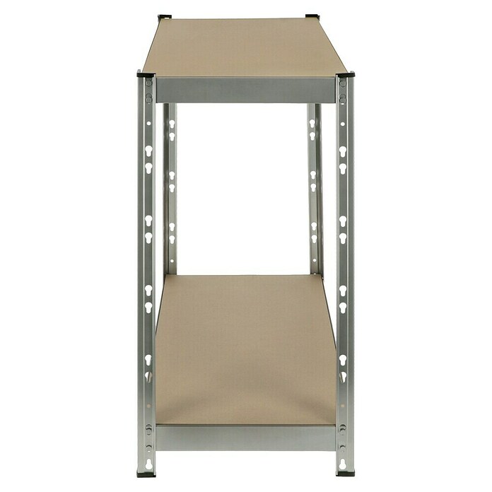 Regalux Kovinski regal  (V x Š x G: 76 x 76 x 38 cm, Nosilnost na polico: 140 kg, Število polic: 2 kos, Priklop, Siva) | 1230 - Metallregale | AAFA - Regale | AAF - Regalsysteme | AA - Eisenwaren | A - Eisenwaren | BAUHAUS