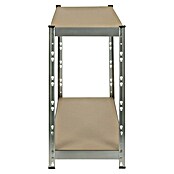 Regalux Kovinski regal  (V x Š x G: 76 x 76 x 38 cm, Nosilnost na polico: 140 kg, Število polic: 2 kos, Priklop, Siva) | 1230 - Metallregale | AAFA - Regale | AAF - Regalsysteme | AA - Eisenwaren | A - Eisenwaren | BAUHAUS