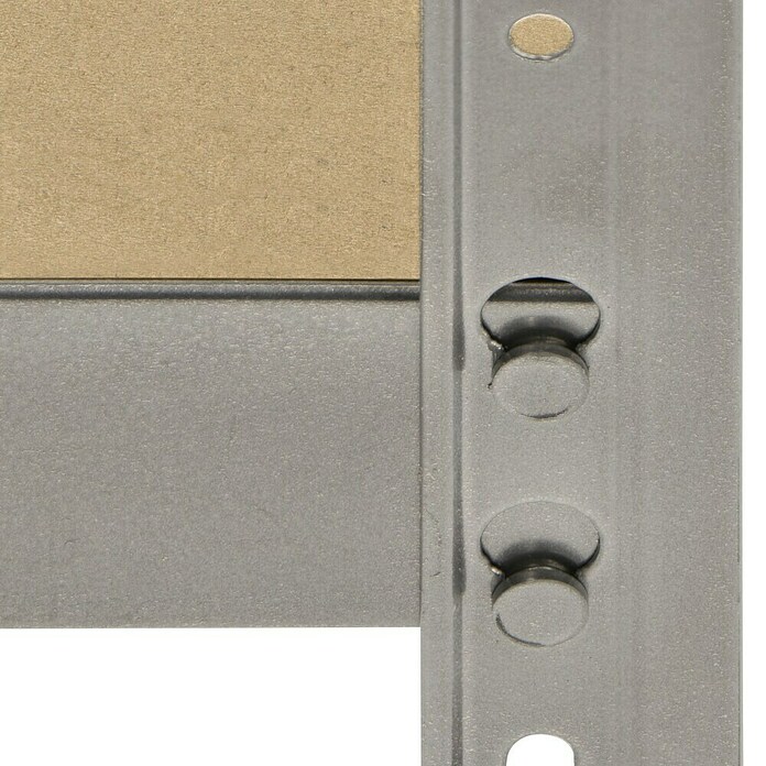 Regalux Kovinski regal  (V x Š x G: 76 x 76 x 38 cm, Nosilnost na polico: 140 kg, Število polic: 2 kos, Priklop, Siva) | 1230 - Metallregale | AAFA - Regale | AAF - Regalsysteme | AA - Eisenwaren | A - Eisenwaren | BAUHAUS