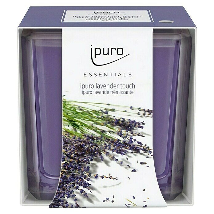 Ipuro Essentials Dišeča sveča v kozarcu Lavender Touch  (125 g) | 8479 - Raumdüfte | IDDL - Kerzen /Düfte | IDD - Trendy | ID - Trendy | I - Stadtgarten | BAUHAUS