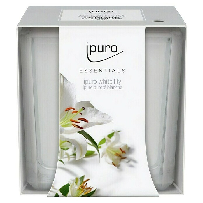 Ipuro Essentials Mirisna svijeća u čaši  (White Lily, 125 g) | BAUHAUS