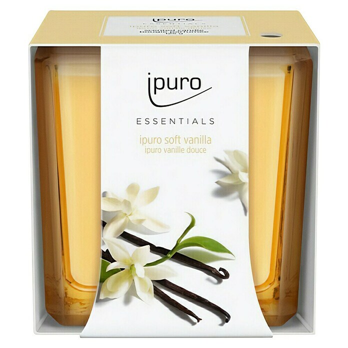 Ipuro Essentials Dišeča sveča v kozarcu Soft Vanilla  (125 g) | 8479 - Raumdüfte | IDDL - Kerzen /Düfte | IDD - Trendy | ID - Trendy | I - Stadtgarten | BAUHAUS