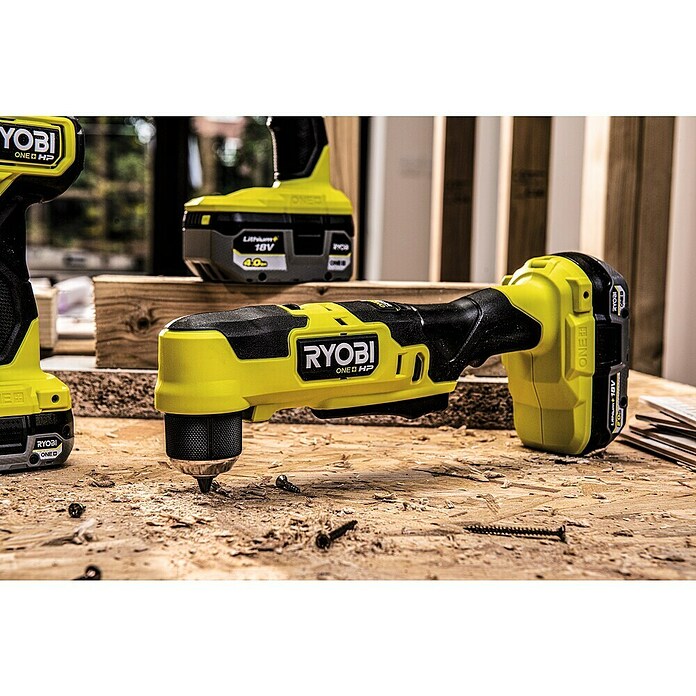 Ryobi ONE+HP Akku-Winkelbohrschrauber RAD18C-0 (18 V, Ohne Akku, 40 Nm) | BAUHAUS