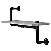 BHP Bücherregal Pipe  (L x B x H: 40 x 60 x 20 cm, 1 Ablage)