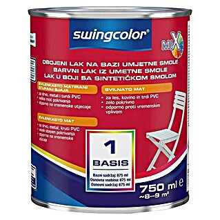 swingcolor Lak iz sintetične smole (Bela, 750 ml)