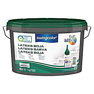 swingcolor Lateks barva za notranje prostore (Bela, Mat, 5 l)