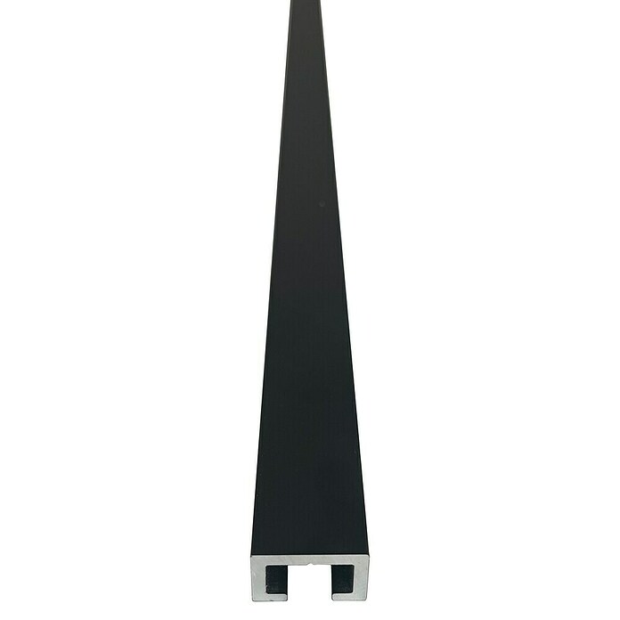 Camargue Profil Zamjenska šina za Varion sustav za pohranu  (D x Š x V: 1,2 x 1,2 x 21 cm, Crna, Aluminij) | BAUHAUS