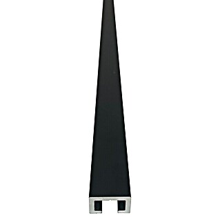 Camargue Profil Zamjenska šina za Varion sustav za pohranu (D x Š x V: 1,2 x 1,2 x 21 cm, Crna, Aluminij)