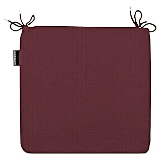 Madison Sedežna blazina Panama (Do x Š x V: 40 x 40 x 3 cm, Bordo)