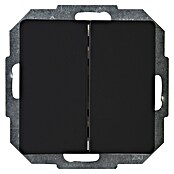 Kopp Doppelwechselschalter Mailand (Schwarz, Matt, Unterputzmontage) | BAUHAUS