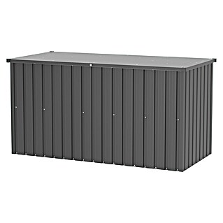 Tepro Garten-Aufbewahrungsbox Store XL (B x T x H: 184,3 x 90 x 93,8 cm, Anthrazit, Stahl)