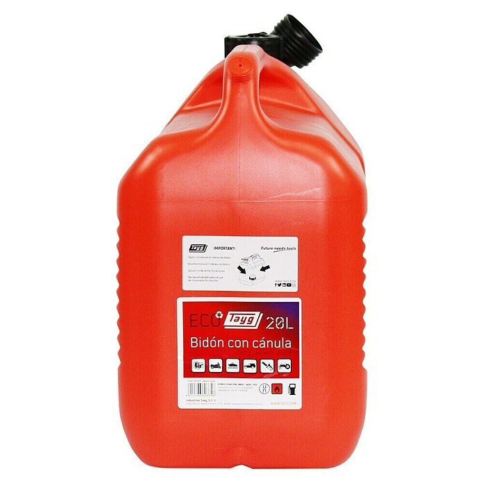 Bidón de plástico para carburante (Capacidad: 20 l)