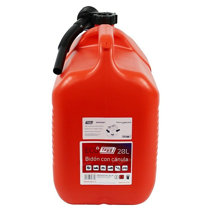 Bidón de plástico para carburante (Capacidad: 20 l)