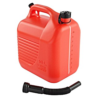 Tayg Bidón de plástico para carburante (10 l, Naranja/Negro)