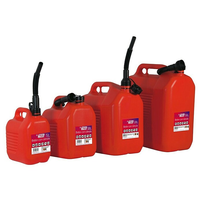 Bidón para carburante (30 l, Rojo)