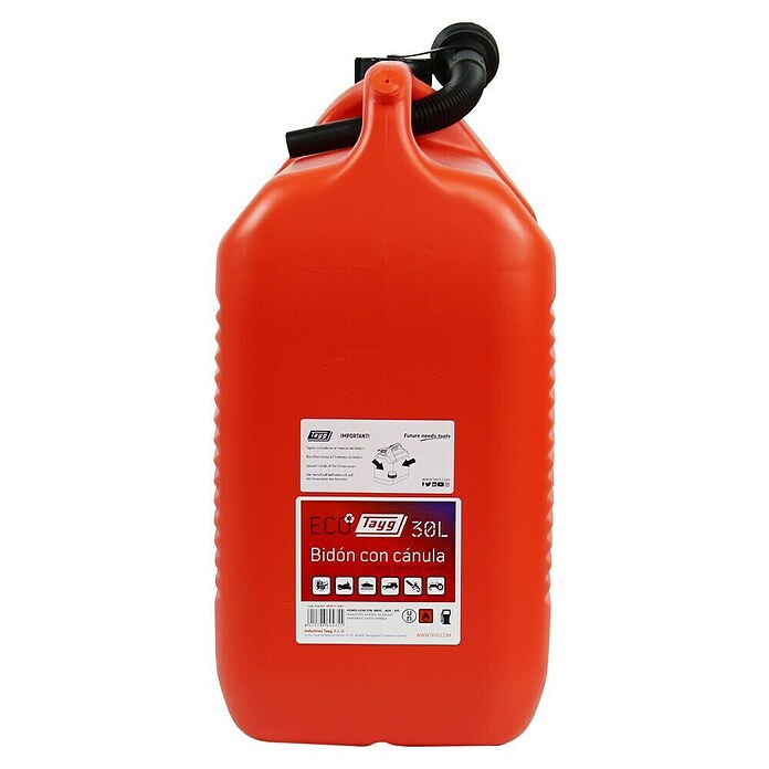 Bidón para carburante (30 l, Rojo)