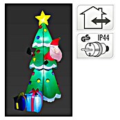 Decoratieve led-kerstverlichting Opblaasbare Kerstboom (Meerkleurig, Op netstroom, Led, Hoogte: 183 cm) | BAUHAUS