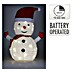 Decoratieve led-kerstverlichting Sneeuwpop 