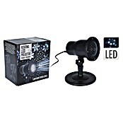 Decoratieve led-kerstverlichting Projector Sneeuw (Zwart, Op netstroom, Led) | BAUHAUS