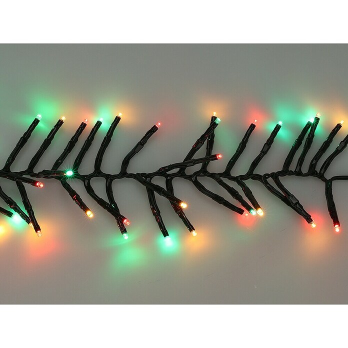 Decoratieve led-kerstverlichting Cluster 384 LED (Zwart, Op netstroom, Led, Aantal lichtbronnen: 384 st.) | BAUHAUS
