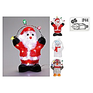 Decoratieve led-kerstverlichting Kerstfiguur (Meerkleurig, Op netstroom, Led)